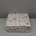 True North by Sleep Philosophy Cozy Flannel Warm 100% Cotton Sheet - Novelty Print Animals Stars Cute Ultra Soft Cold Weather Bedding Set, Twin XL, Pink/Grey Snowflakes 3 Piece