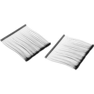 MECCANIXITY Standard Tagging Fasteners, Plastic Regular, Standard Label Gun Price Tagging Barbs for Garment Price Tag Label Tagging Barbs 100mm/ 4 Inch, Pack of 1000 Black