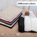 Chalier 3 Pack Neck Warmer for Women Cold Weather Knit Winter Scarf Thick Infinity Neck Gaiter for Men Women (A Pack Red Black Beige)