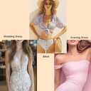 Pasties Sticky Bra Nipple Covers for Women Hypoallergenic Waterproof Reusable Silicone Bra Adhesive Bra with Box (Caramel)