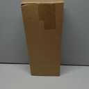 Dunzy 2 Pcs Christmas Gingerbread House Door Mat Combo Set 16.9 x 29.5 Coir Welcome Door Mat and 27.5 x 43.3 Brown and White Plaid Rug for Christmas Porch Decor Outdoor Farmhouse Entryway Foyer