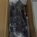 Double Waffle Maker, Belgian Waffle Maker, 6.5 Inch Waffle Iron with 2 Independent Adjustable Temp Knobs & Indicator Lights, Easy-Clean Nonstick Plates, Stainless Steel, Black