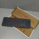 Logitech Signature Slim Solar+ Wireless Bluetooth Keyboard K980 for Mac, Solar and Artificial Light Powered, Up to 10 Years Battery Life, Customizable Keys - Graphite