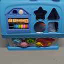 Montessori Toys for 1 Year Old, Baby Music Toys for 1 Year Old Girl Gift, 12-in-1 Musical House Toddler Learning Toy for 1 2 3 Ages, First Birthday Gifts for Girls and Boys, Educational Toy, (Blue)