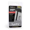 3 x Hillman Power Pro 3/16 in. D X 1-1/4 in. L Carbon Steel Hex Head Concrete Screw Anchor 25 pc