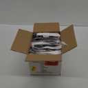 100 Pack Medium Weight Wrapped Black Plastic Cutlery Pack with Napkin and Salt/Pepper Packets (Black)