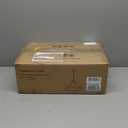 Farmhouse Wagon Wheel Chandelier 23.6" Black Rustic Light Fixtures 8-Light Wood Round Chandelier for Dining Room Kitchen Entryway Foyer (Walut)