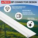 CroBlissful 2 Set 6 x 6 x 48" Post Sleeve Vinyl Post Wrap (Actual 5.5 x 5.5") Weatherproof Outdoor White Porch Column Wraps for Lasting Easy Installation on Patio Fence Mailboxl(Smooth Design)