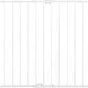Toddleroo Easy Swing & Lock Baby Gate for Top of Stairs: 36" Tall, White