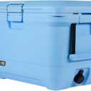 Coleman Pro Heavy-Duty 45qt Ultra-Light Premium Hard Cooler, Extra-Thick Insulation Keeps Ice up to 4 Days, 74-Can Capacity (Blue Sky)