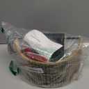 Rattan Wall Sconce Boho Wall Light Fixture Hand Woven Hemp Rope Sconce Lighting for Bedroom, Living Room, Aisle, Porch, Dia 9.7 Inch