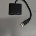 USB to HDMI Adapter for 2 Monitors, USB 3.0 to Dual HDMI Adapter 1920 * 1080P@60HZ Full HD Audio Video Graphics Converter Compatible with Windows