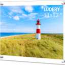 11x17 Clear Acrylic Wall Mount Floating Frameless Picture Frame for Wall, Frameless Picture Frame Panel For Degree Certificat, ArtworkFamily Portraits-1pack(Full Frame is 14.5x18.5)