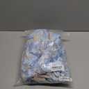 Women's 3D Floral Embroidery Dress Ruffle Sleeve Fishtail Lace Bodycon Party Cocktail Mini Dress Large