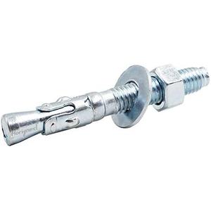 Horiznext 3/8" x 3" Wedge Anchor, for Cement and Concrete only, zinc-Plated Carbon Steel Screws and lag Bolts