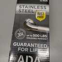 Anti-slip Grip Decorative Grab Bar Brushed Nickel 12in