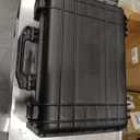 Strongway 20in. Plastic Waterproof Storage Case With Foam, Ammo Box, Fit Use of Drones, Camera, Equipments, Pistols,(Black)