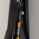 Cascade Mountain Tech Lightweight Aircraft-Grade Aluminum Trekking Poles with Extended Down Grip Plus Tip Kit (Orange (Cork Grip))