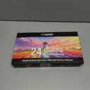 3 x 24 Colors Dual Tip Acrylic Paint Markers, Fine and Brush Tip Acrylic Paint Pens with Automatic Ink Control System for Rock Painting, Canvas, Wood, Glass, Fabric, DIY Crafts Making Art Supplies