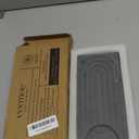 Eormoe Kitchen Sink Faucet Mat - 15.7in Diatomite Sink Protectors for Kitchen Sink, Stone Sink Splash Guard for Kitchen Counter Sink Accessories (Dark Grey, 15.7'' x 3.9'')