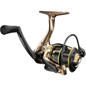 Spinning Reel 1000-6000 | Graphite Body & Hybrid Drag System, 9+1 Bearings, 5.5:1 Gear Ratio for Versatile Freshwater Fishing