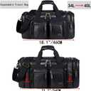 Vegan Leather Travel Duffel Weekender Bag Carry on Overnight Bag Sports Duffel bag For men and Women HB-21