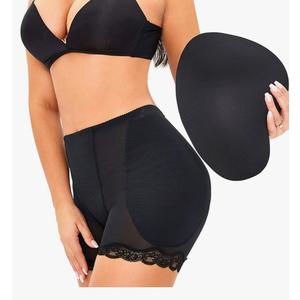 ALINBAIST Butt Lifter Shapewear High Waist Tummy Control Hip Padded Panties Medium Black