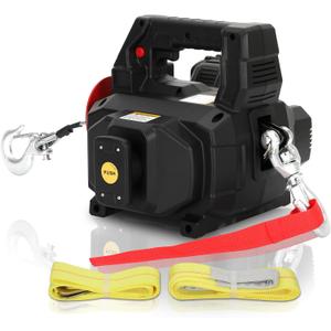 1000LB Battery Power Winch with 40FT Steel Cable, Portable Wireless Remote Control Winch Compatible with DeWALT 20V 4.0ah Battery for Lifting&Pulling (Remote Control Included; not Batteries)