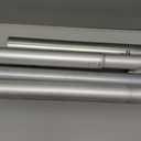 Swooper Flag Pole Kit, 15 FT Windless Aluminum Alloy Flagpole Fits 11 FT Feather Flags with Ground Spike/Heavy Duty Base (1, Silver)