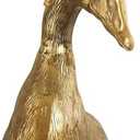 maytopia Animal Heads Wall Decor, Deer Head Wall Mount, Resin Animal Sculptures Head Wall Hanging Decoration for Family Living Room Bedroom Bathroom Kitchen Gift (Duck)