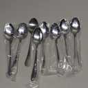 Dinner Spoon Set,8-Piece 7.3 Inch Soup Spoons,Premium Food Grade Stainless Steel Table Spoon,Durable Metal Tablespoon,Dishwasher Safe Silverware Spoons