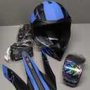 SPARK Adult Dirt Bike ATV Motocross Helmet for Men Women DOT Certified, Large