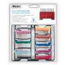 WAHL Professional Animal Stainless Steel Attachment Guide Comb Set for Wahl's Bravura, Arco, 5 Style Groom, Chromado, Creativa, Figura, and Motion Pet, Dog, Cat, and Horse Clippers (Multi-Colored)