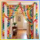 TaoBary 2000 Sheet Paper Chain Garland Strip 1.8/3.15x10 Inch, Construction DIY Craft Paper Chain for Classroom Home Holiday Party Decor Supplies with Double Sided Tape (1.77x9.84 Inch, Rainbow Color)