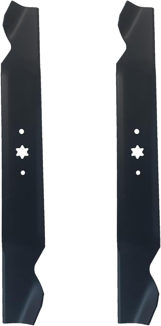 2PCS 942-04244A Blades Compatible with Cut MTD Cub Cadet et XT1 XT2 LTX1045 1046 Tractor Troy Bilt Horse XP Riding Mower for 46'' Deck Replace 942-04244, 942-04290, 742-04290, 742-04244