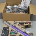 Cordless Vacuum Cleaner, 2 Batteries 120 Mins Runtime, 600W 50KPA Stick Vacuum with Self-Standing, Tangle-Free Brush, LED Display, Vacuum Cleaner for Home Hardwood Floor, Carpet, Pet Hair