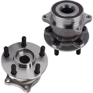 Autoround 512401 Rear Wheel Bearing and Hub Assembly Fit for Subaru Forester Impreza Outback Crosstrek Legacy WRX STI BRZ 2008-2021, Scion FR-S 2013-2016, Toyota 86 2017-2020, 5-Lug w/ABS Pair