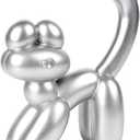 VOFSTAND Cat Lover Gifts for Women - Cute Balloon Cat Decor Handmade Modern Balloon Animal Shelves Decor, Cute Statue Home Décor, Bedroom Sculpture Desk Statue, Whimsical Gift for Cat Lovers