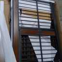 Amazon Basics Furniture Style Dog Crate, Two Bowls Included, 48" x 30" x 37.2", Walnut (41'')