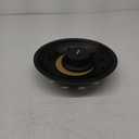 Black Wooden Fruit Bowl - Large Decorative Pedestal Bowl for Kitchen Counter & Dining Table Centerpiece, Modern Bamboo Serving Bowl for Fruits, Salads, Snacks, Keys, Bread, Entryway or Home Decor Gift