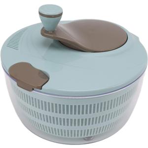 Salad Spinner Plastic, Time Saving Fast Mixing, Rotatable Veggie Washer for Crisp Salads & Fruits (Multifunctional Kitchen Essential) (Blue)