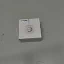 Smart Ring for Women Men, Health Tracker with Heart Rate/Blood Oxygen/Blood Pressure/Sleep Monitor/Step Counting, IP68 Waterproof Fitness Ring, No App Fees (Silver, 8#)