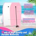 MiniInflat 2 Pack Bodyboard for Beach Lightweight Surfboards with EPS Core Pool Skim Boards with Rope Surfing Body Board for Adults Surfing Beach Lake Pool Water Parks, 41 Inch