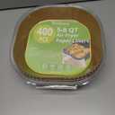 400Pcs Air Fryer Paper Liners, 5-8 QT Air Fryer Disposable Unbleached Non-Stick Parchment Paper Liner, Square 8 inch Baking Liner