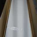 Beauty4U 50” x 14" Full Length Wall Mirror, White Baroque Door Mirror