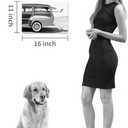 Hardy Gallery Coastal Wall Art Surfboard Pictures: Beach Wall Decor Seaside Black White Car Artwork Surfing Ocean Print in Canvas Painting for Bathroom 45" x 30"