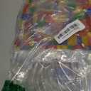 Teenyyou 24 Pcs Building Blocks Party Favors Bags Color Bricks PVC Clear Goodie Candy Treat Tote Gift Bags with Handles Building Blocks Theme Birthday Baby Shower Party Supplies