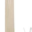 Patio Umbrella Cover Waterproof UV Resistant Outdoor Cantilever Umbrella Covers with Zipper and Rod, Beige