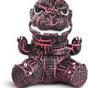 Handmade by Robots - Godzilla #379 (Pink & Black Crackle)