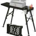 boldworks Griddle Stand for Blackstone Griddle Table Fits Blackstone Table Top Grill 17 Inch and 22 inch Portable with Folding and Height Adjustable Legs
